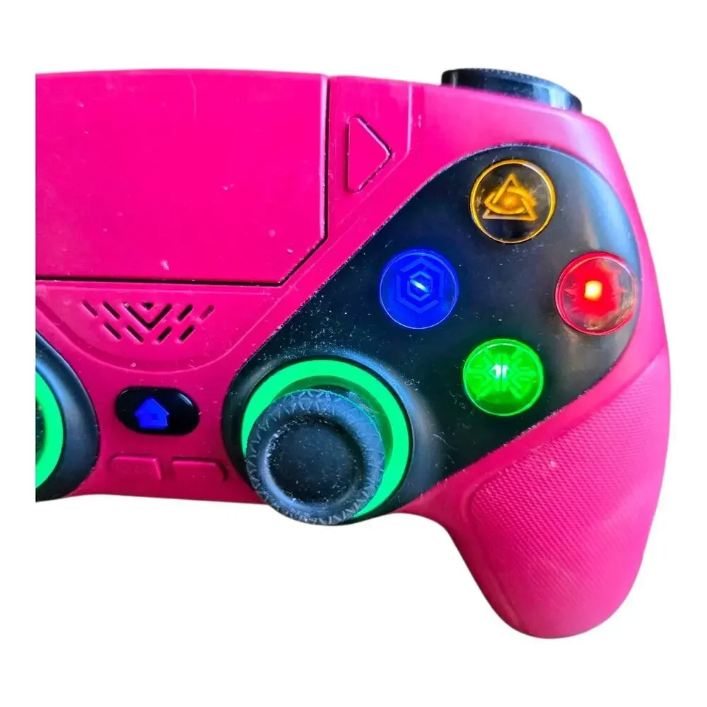 Gamrombo LED Wireless Controller PS5 PC RH-5188 RGB Bluetooth Gamepad Turbo